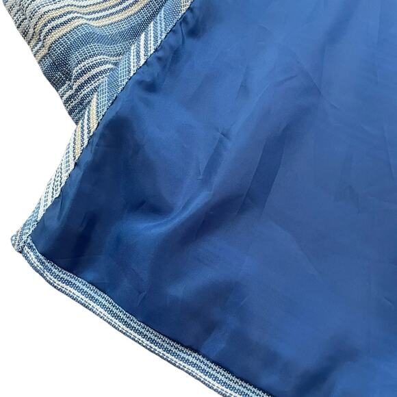 Laundry by Shelli Seagal Blue Striped Dress - Size 8 - Picture 10 of 10